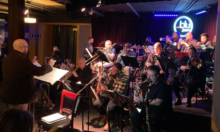 The Sam Blakeslee Large Group at BLU Jazz+